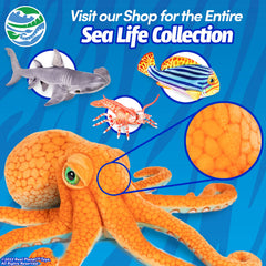 Real Planet Sockeye Salmon Plush easy care hand wash and air dry
