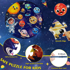 REALRINDO 70-piece puzzle helps kids build visual perception and spatial reasoning.