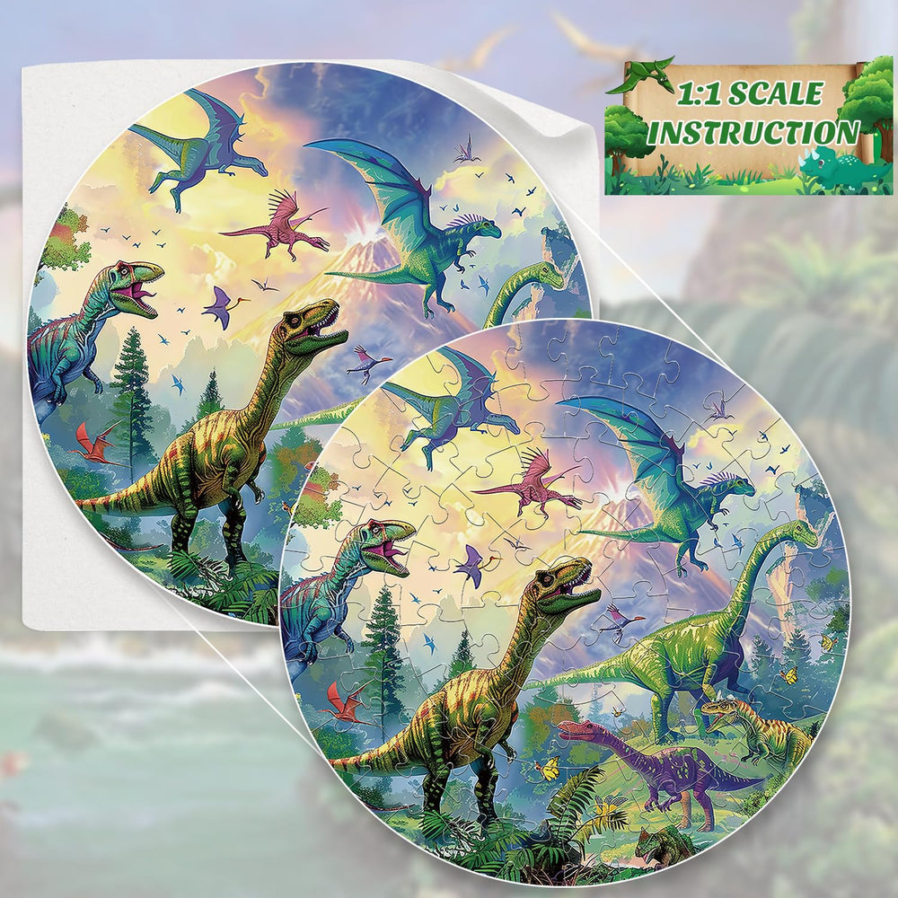 REALRINDO velociraptor scene enhances observation and spatial reasoning during play.