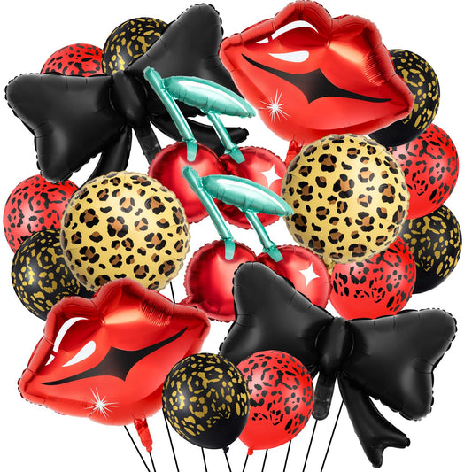 RealSpring cheetah print balloon 12 inch adds bold accents for themed party