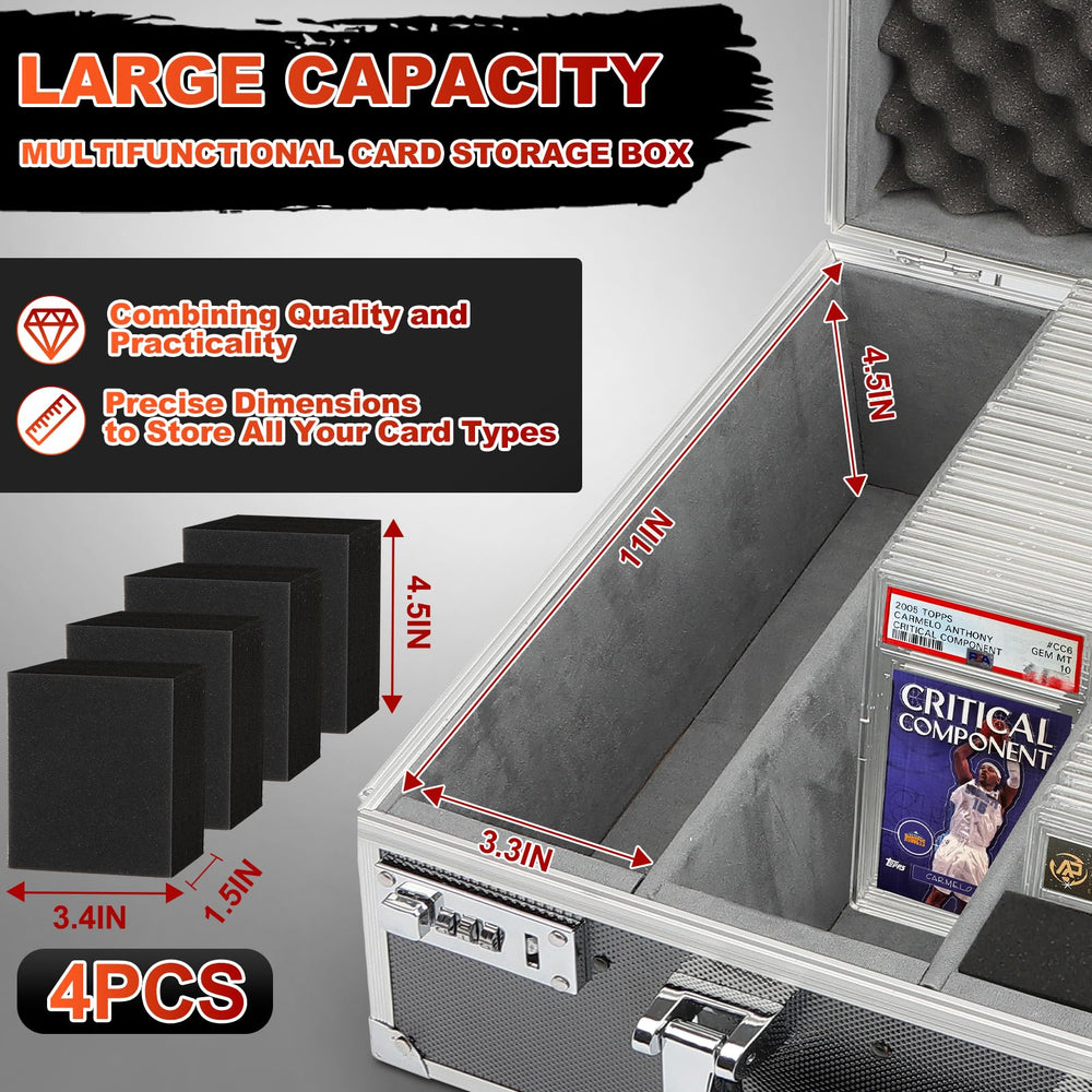 REAQUE capacity display for 170+ PSA/GMA slabs in the case