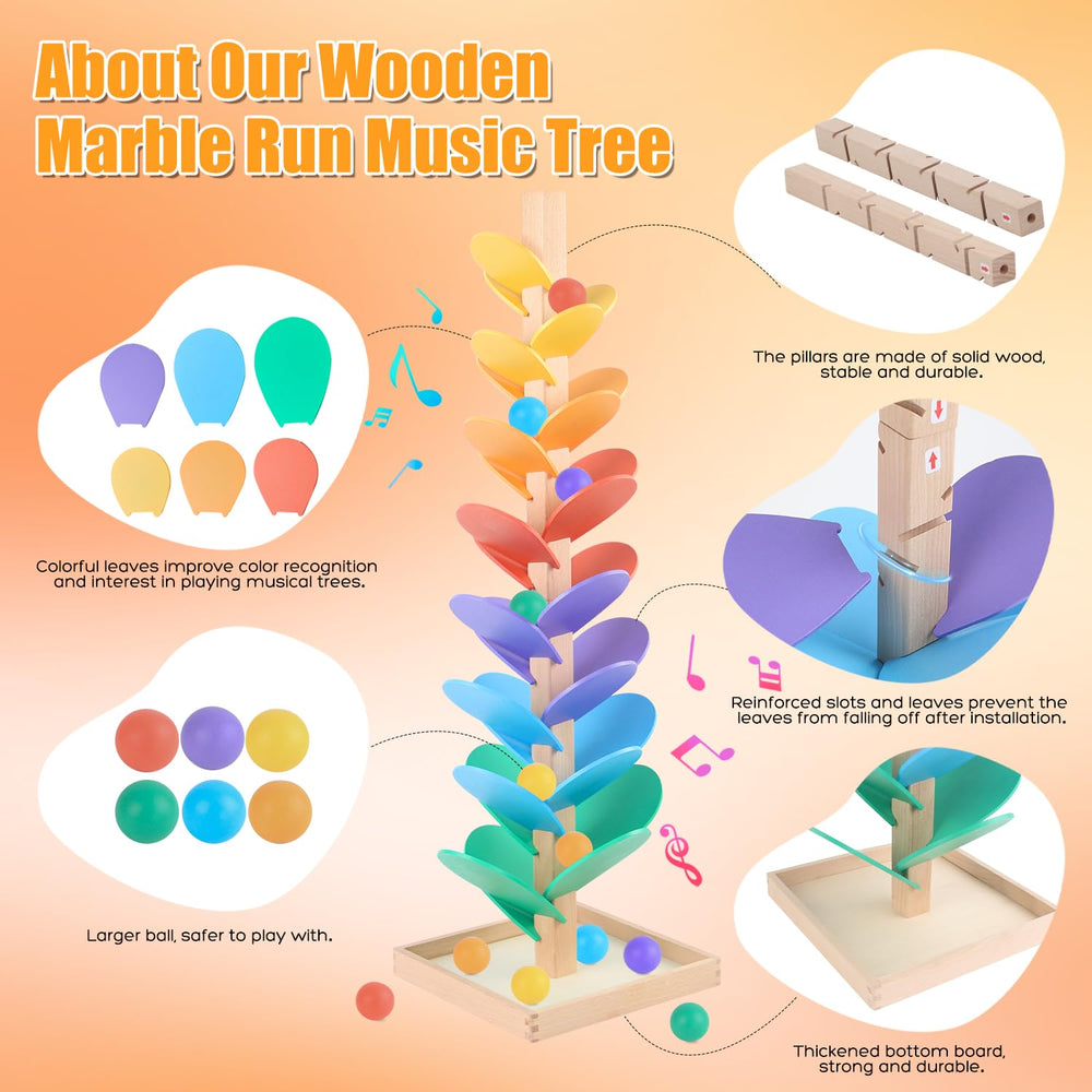 RECEKA musical-tree-pillar shows sturdy construction for durable play.