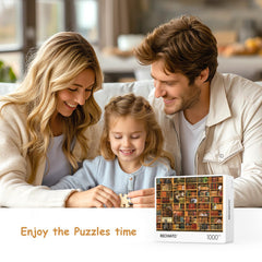 RECHIATO puzzle pieces with precise cuts for smooth assembly