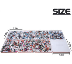 RECHIATO puzzle-piece-storage-tray-grouping keeps colors and shapes sorted for faster assembly