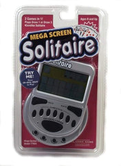 RecZone Mega Screen Solitaire on a large display for easy viewing and relaxed gameplay