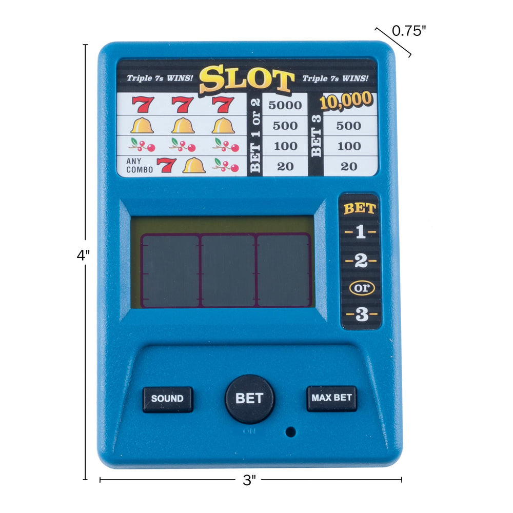 RecZone slot machine bets selector and reels, ideal for casual play anywhere