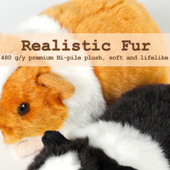 Redaica fluffy guinea pig, easy to wash and quick drying.