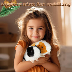 Redaica plush guinea pig with full body, soft pile, and easy care.