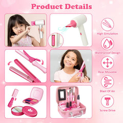 RedCrab Kids Hair Dryer for pretend styling during playtime.