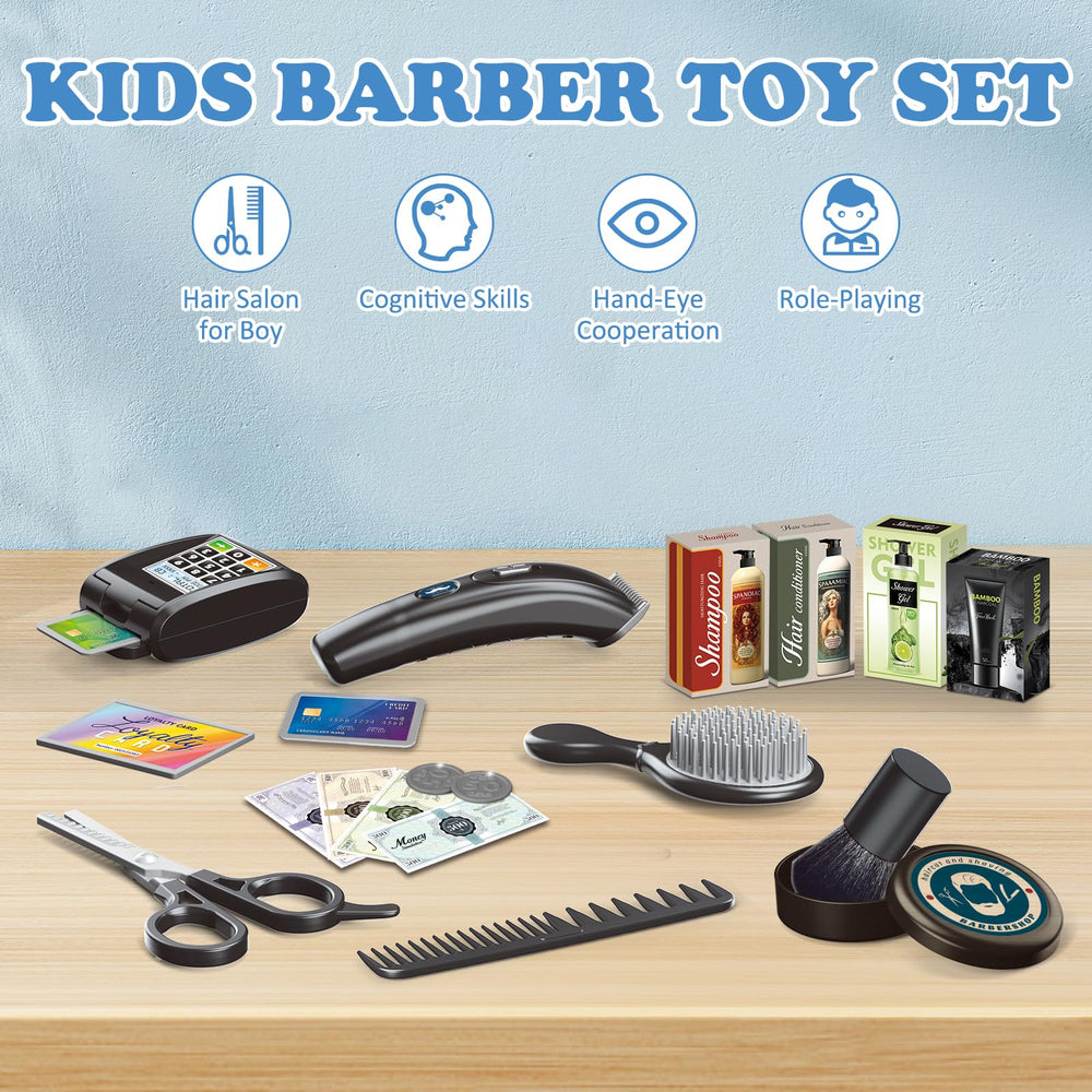 RedCrab Shaving Kit playset invites creative role-play and social fun with friends.