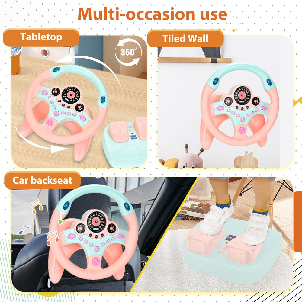 RedCrab steering wheel suction cups securing to surface