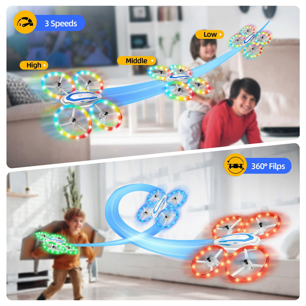 Redrie C68 drone includes two batteries for longer playtime.