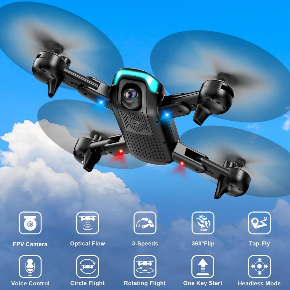 REDRIE Drone with two batteries for longer flying sessions
