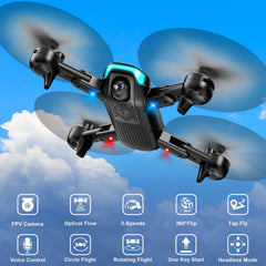 REDRIE Drone with two batteries for longer flying sessions