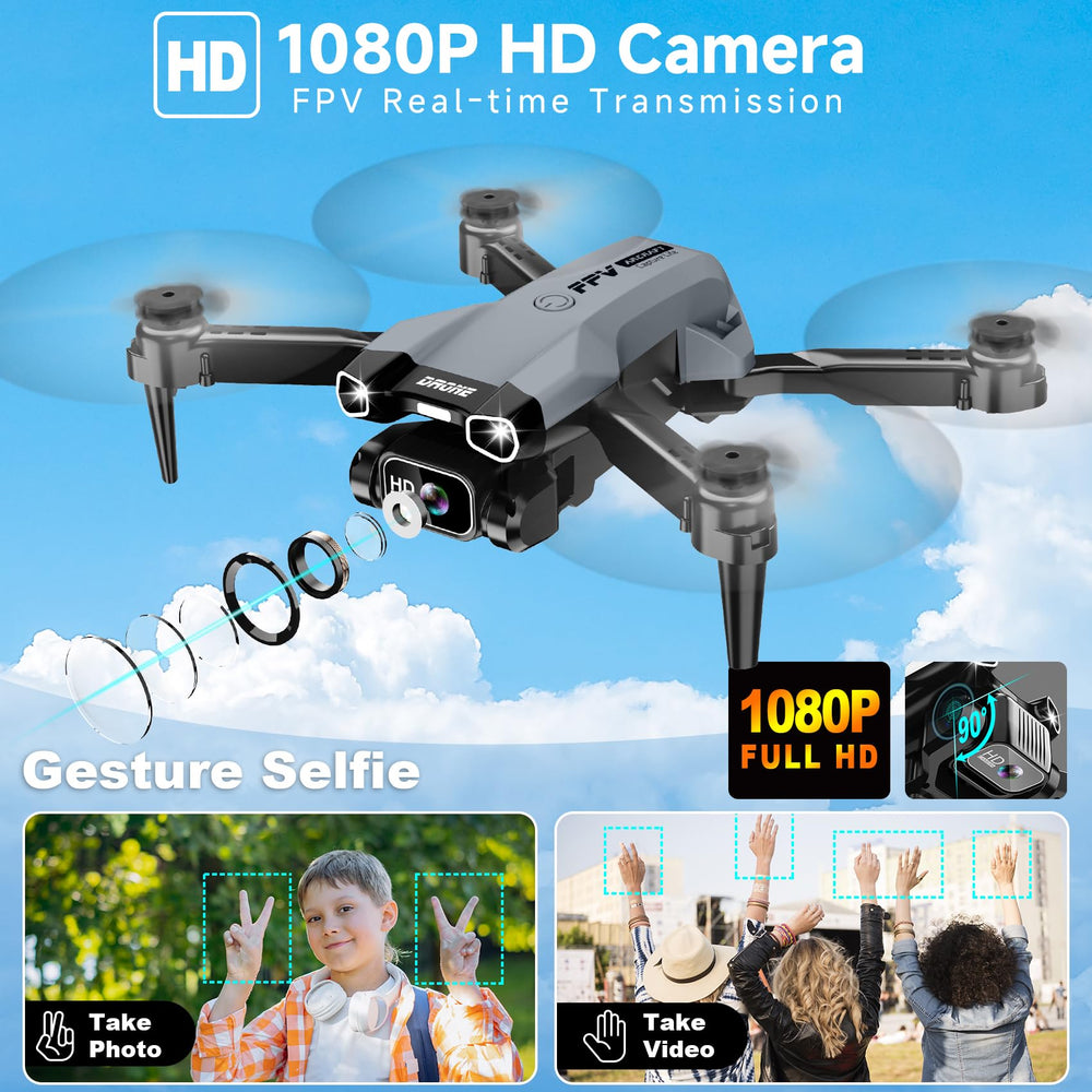 Redrie X29 drone with vibrant LED lighting for night flights.