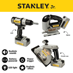 Red Toolbox Stanley Jr. ready-to-use set in a compact box ideal for gifting and storage.