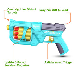ReechTree RD-8 sky blue design boosts visibility for quick target practice.