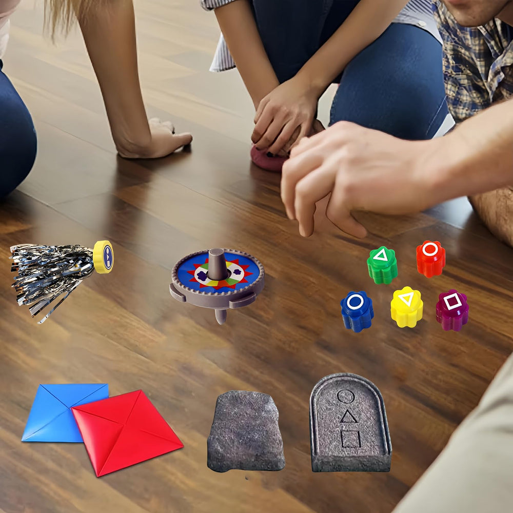 ReeRaa Ddakji tile game: quick dexterity challenges.