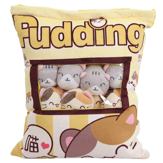 REFAHB Cute Plush Pillow front view shows cozy design for kids' rooms.