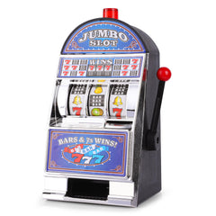 REFARICO slot machine money bank blue front view for engaging saving sessions