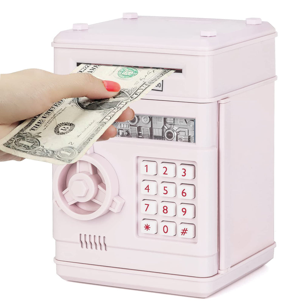 Refasy electronic piggy bank coin slot with secure saving feature.