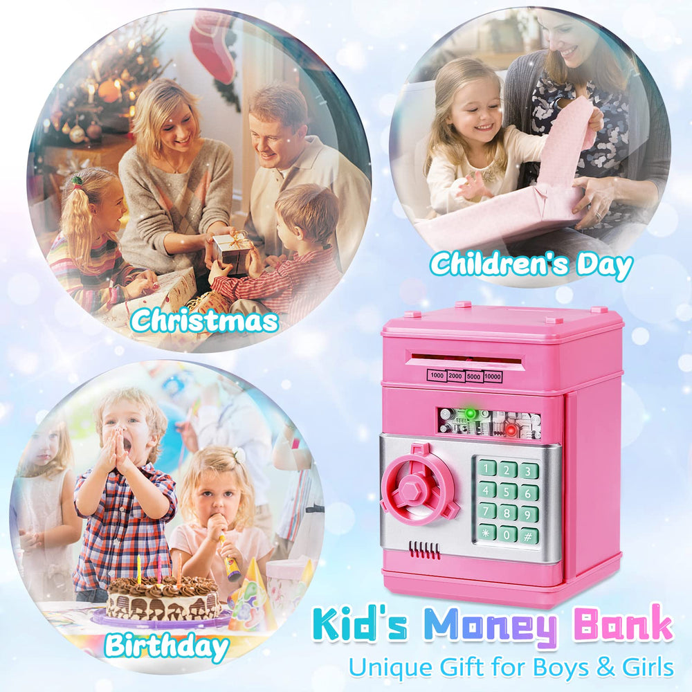 Refasy piggy bank in attractive gift packaging for birthdays and holidays.