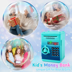 Refasy gift-ready piggy bank for kids, ideal birthday or holiday gift
