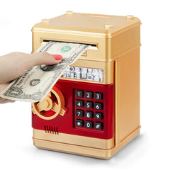 Refasy Money Bank for Kids front view with secure, kid-friendly design.