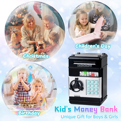 Refasy piggy bank battery compartment powers lights and operation for hands-on learning.