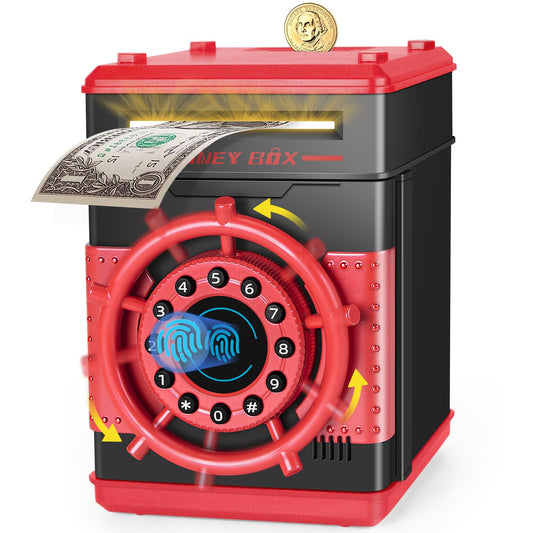 Refasy piggy bank with password protection for secure savings