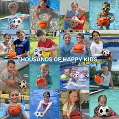 Refresh Sports Aqua Dive soccer ball with quick connect adapter for fast filling