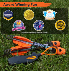Refresh Sports safe soft-foam landing promotes gentle play and peace of mind.