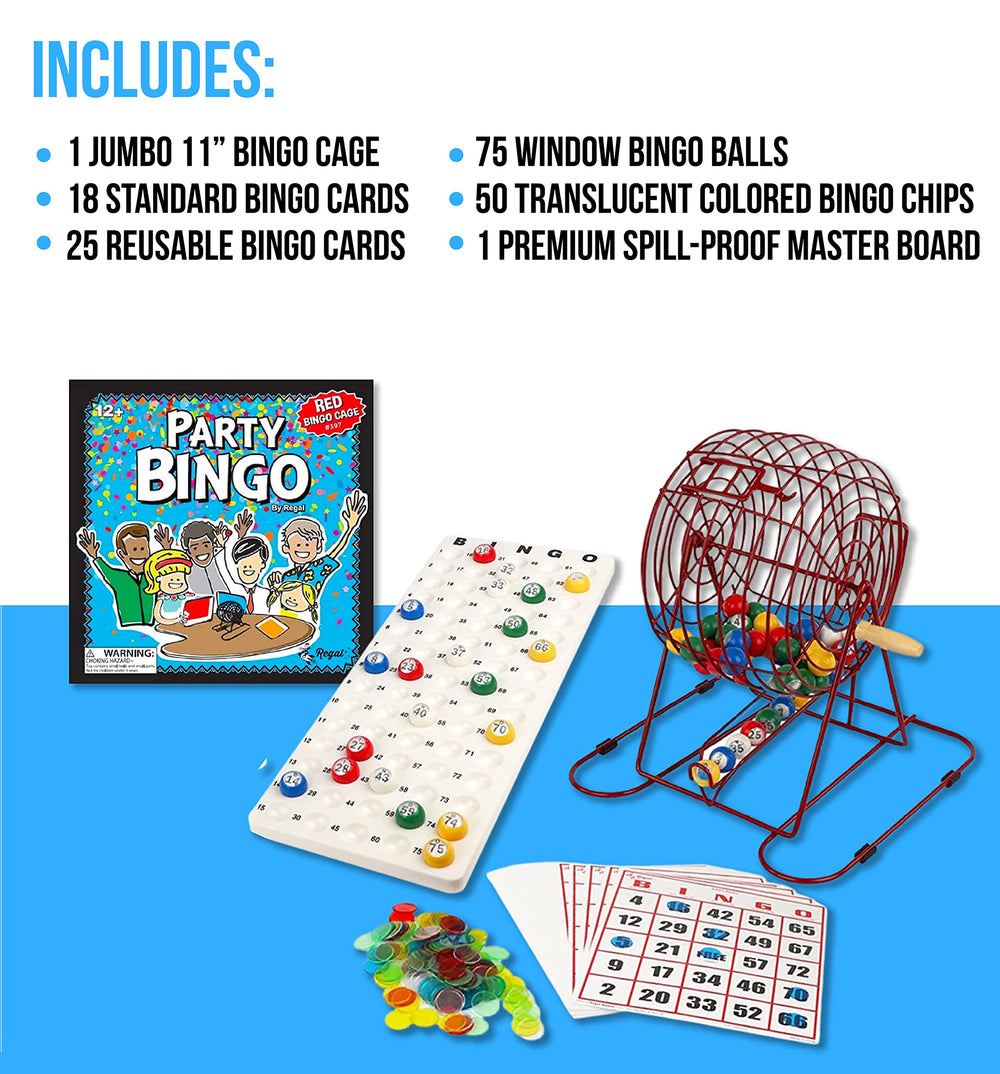 Regal Games 75 window bingo balls designed for durable, long-lasting play.