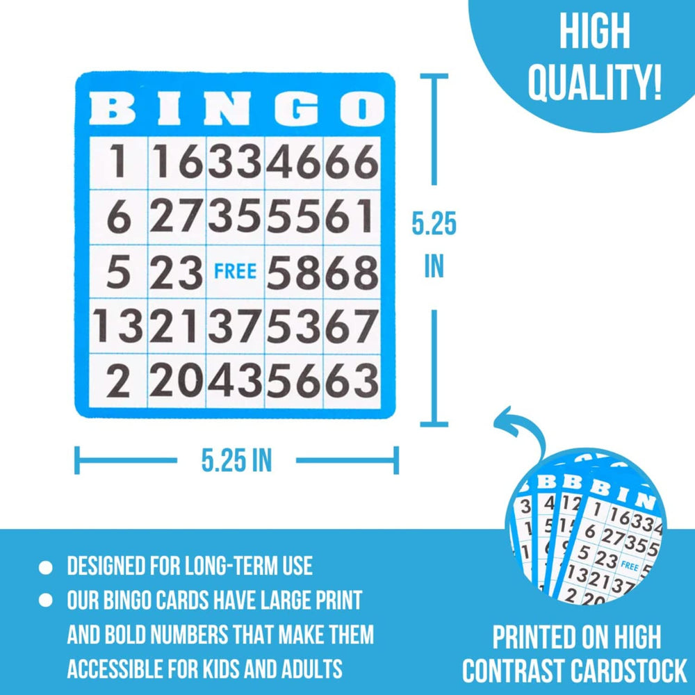 Regal Games Bingo Deluxe colorful chips aid marking and visibility.