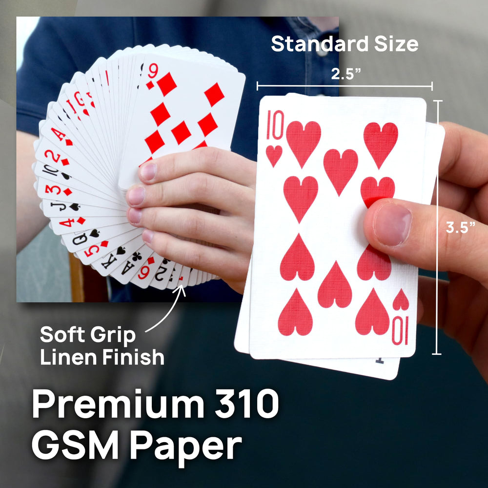 Regal Games Casino-Grade Playing Cards offer professional performance for home games