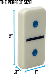 Regal Games dominoes tin keeps pieces organized and portable.