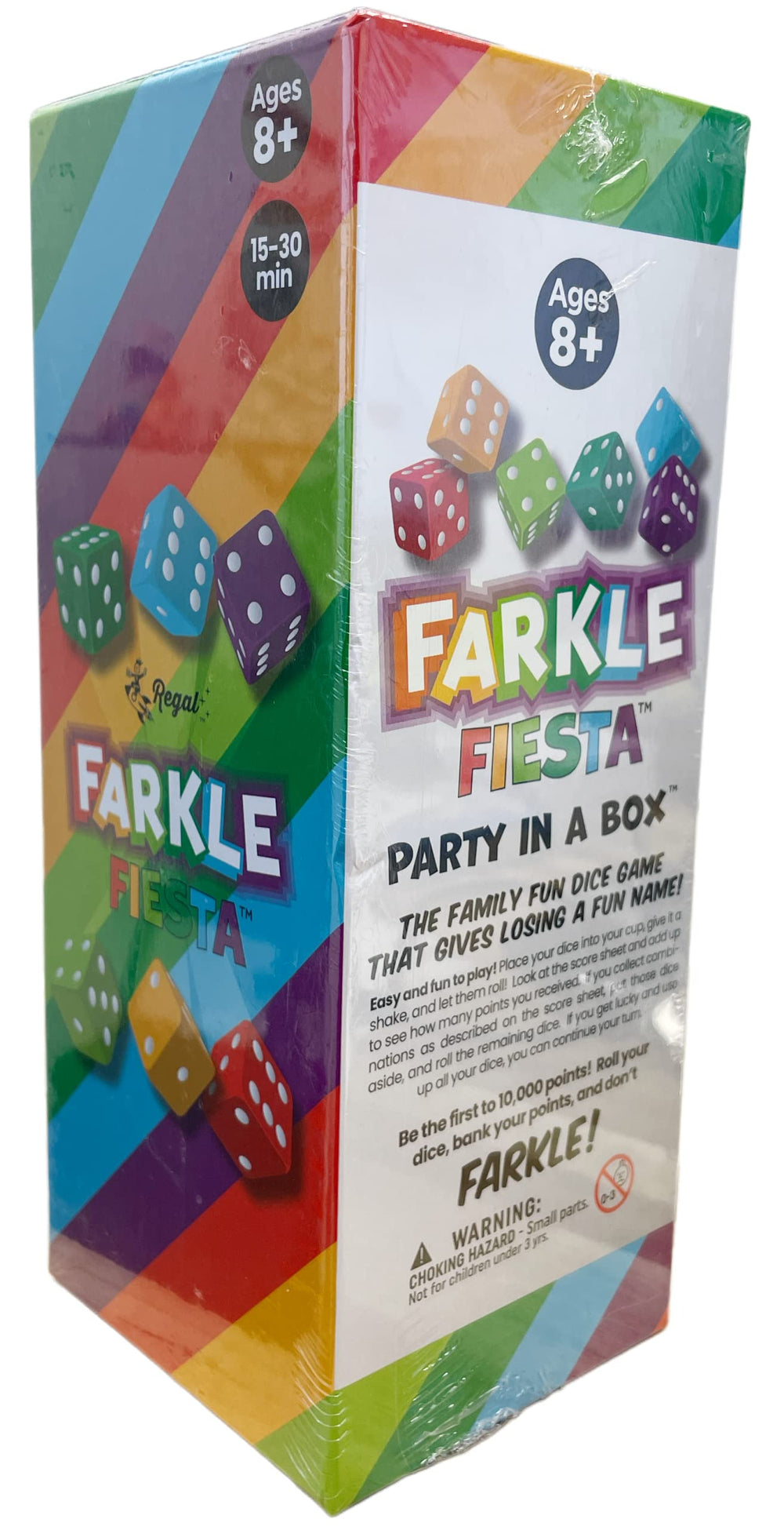 Regal Games Farkle Fiesta rule booklet keeps sessions simple and fun.