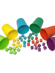 Regal Games Farkle Fiesta compact design travels well for trips.