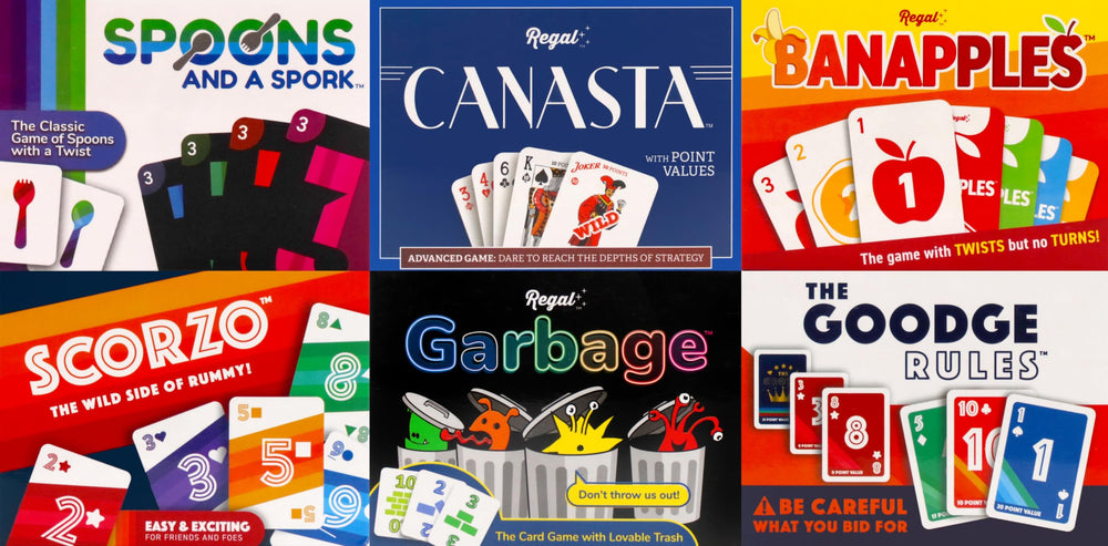 Regal Games Fun Card Games Set canasta cards, ideal for strategic family play during game night