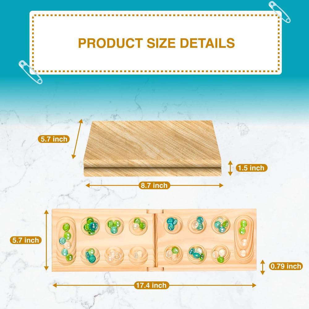 Regal Games Mancala durable beads and board ready for endless rounds.
