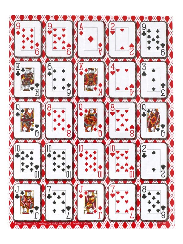 Regal Games 72 unique layouts provide varied play styles for any night.