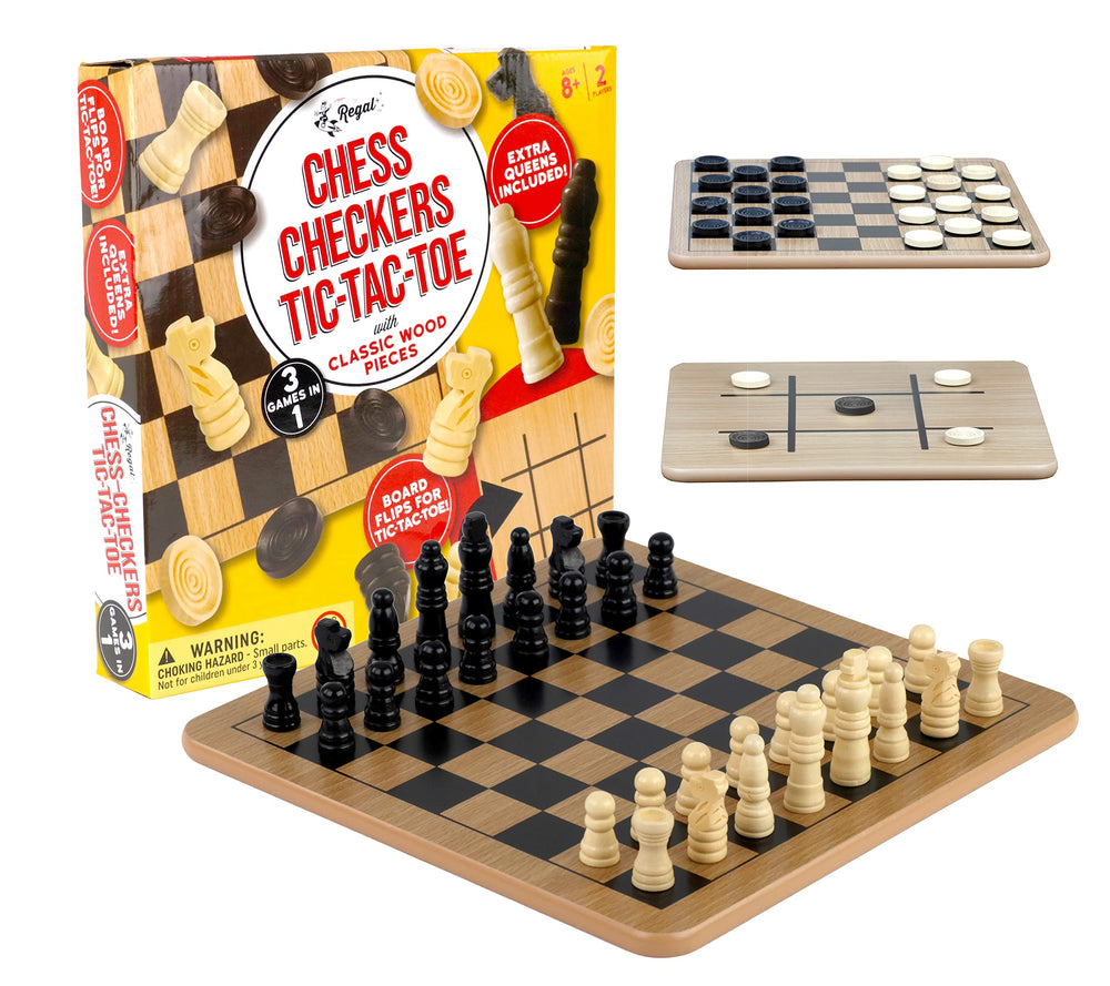 Regal Games smooth finish and natural wood grain feel premium.