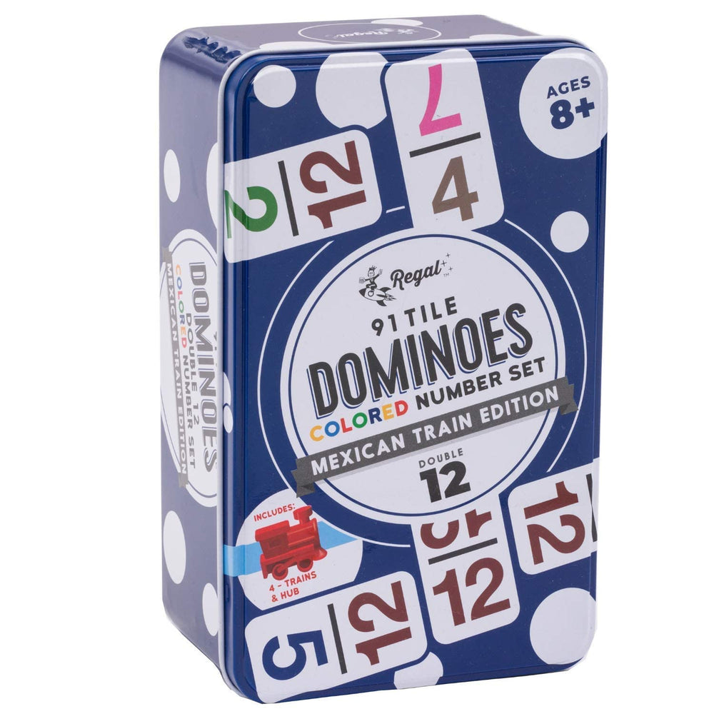 Compact, travel-ready domino set ideal for trips and camping.