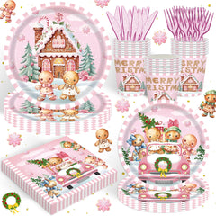 Rejoice Bunny Gingerbread House tableware set packaging for festive prep
