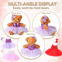 Relaxgiant fluffy gauze skirt creates a playful, voluminous look.