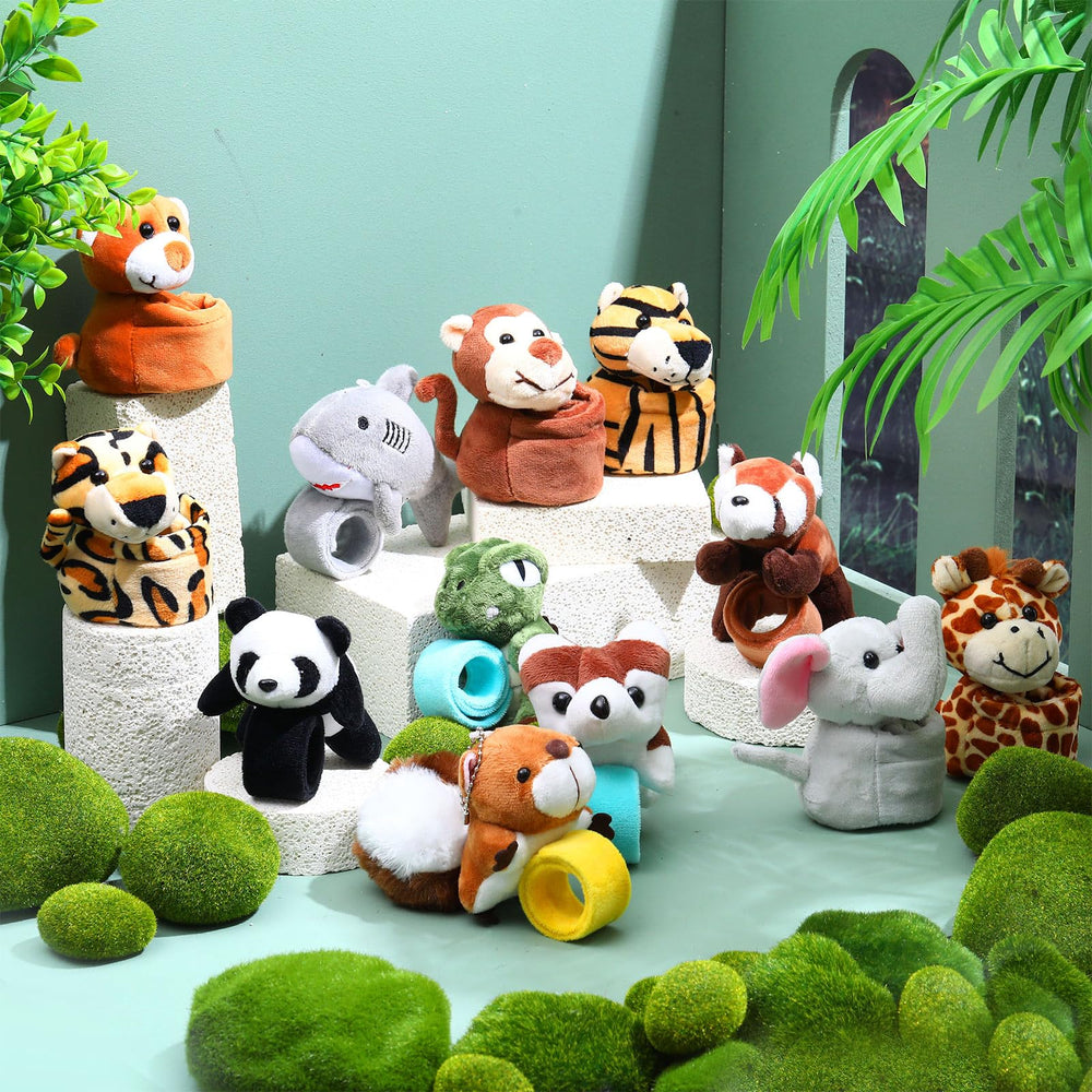 Relaxgiant squirrel plush slap bracelet brings cute style to bags and outfits.