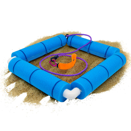 RELODECOR Beachcombing Shark Tooth Sifter handheld design for easy treasure hunting on the sand.