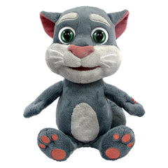 Relsy Talking Tom 12-inch plush face close-up with inviting talkback feature