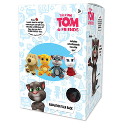 Relsy Talking Tom plush in a hug pose, perfect cuddle buddy for playtime
