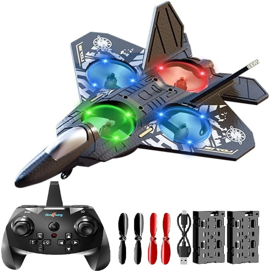 Remote Control Airplane performs a 360 flip for beginner-friendly aerial fun.